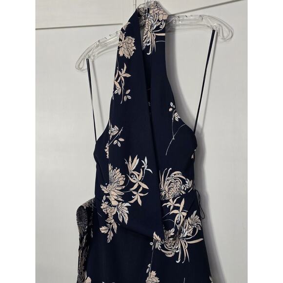 Keepsake The Label No Limits Dress Bloom Print Size XSMALL Navy Blue Floral - Picture 3 of 7